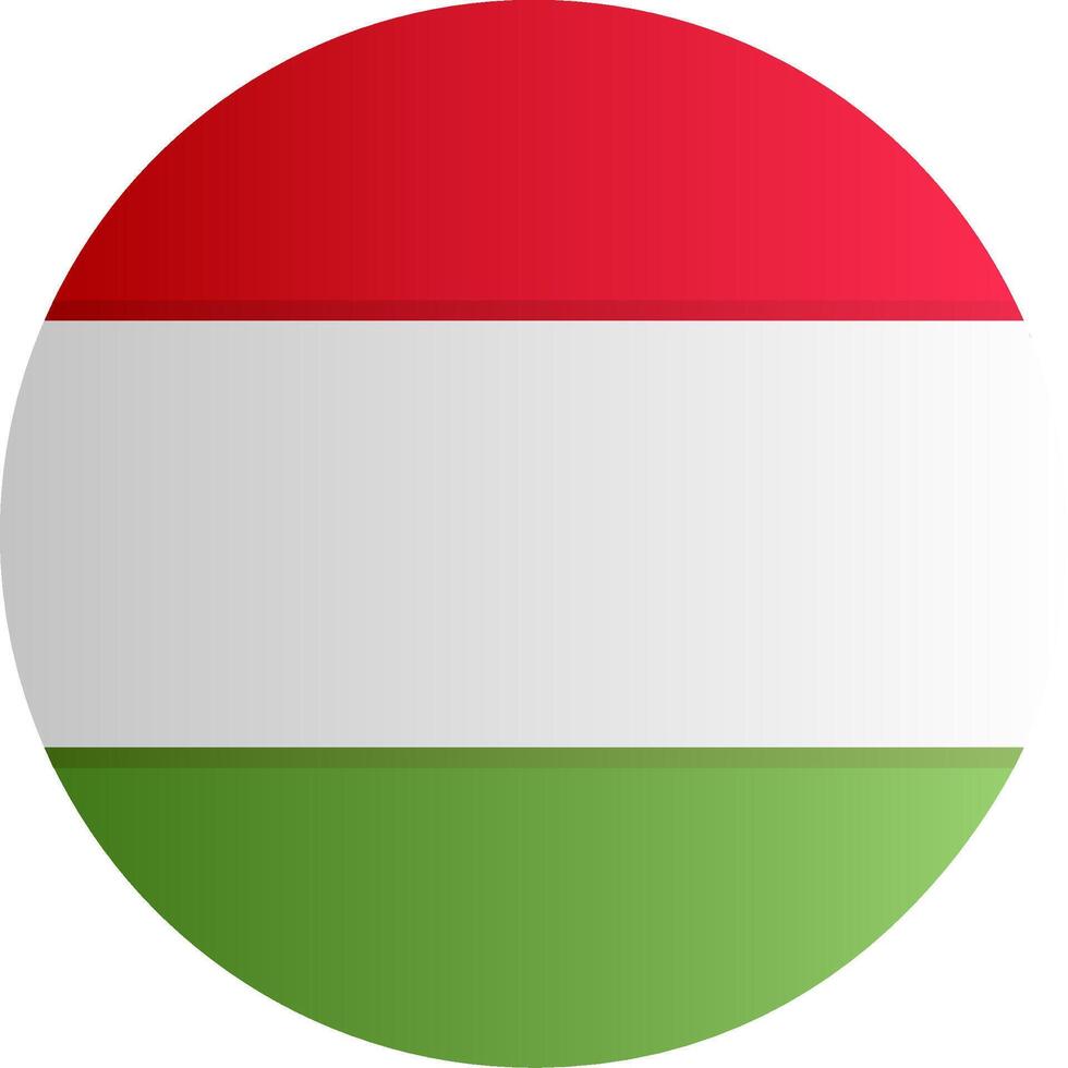 Flag of Hungary Gradient vector