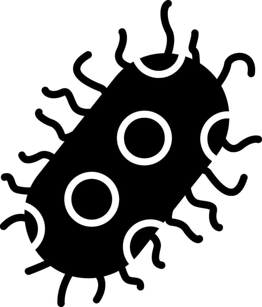 Porphyromonas gingivalis Periodontal Pathogen Glyph vector