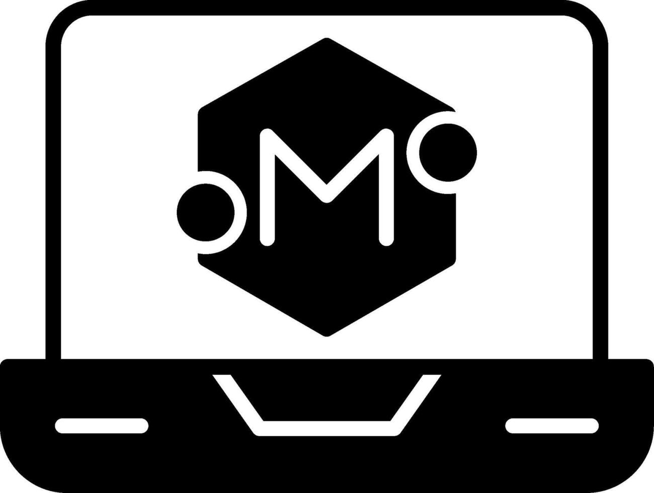 Redis In Memory Cache Glyph vector