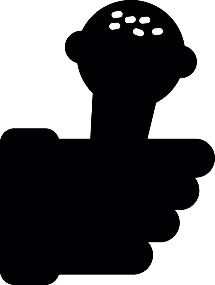 Platform Station Announcer Booth Glyph vector