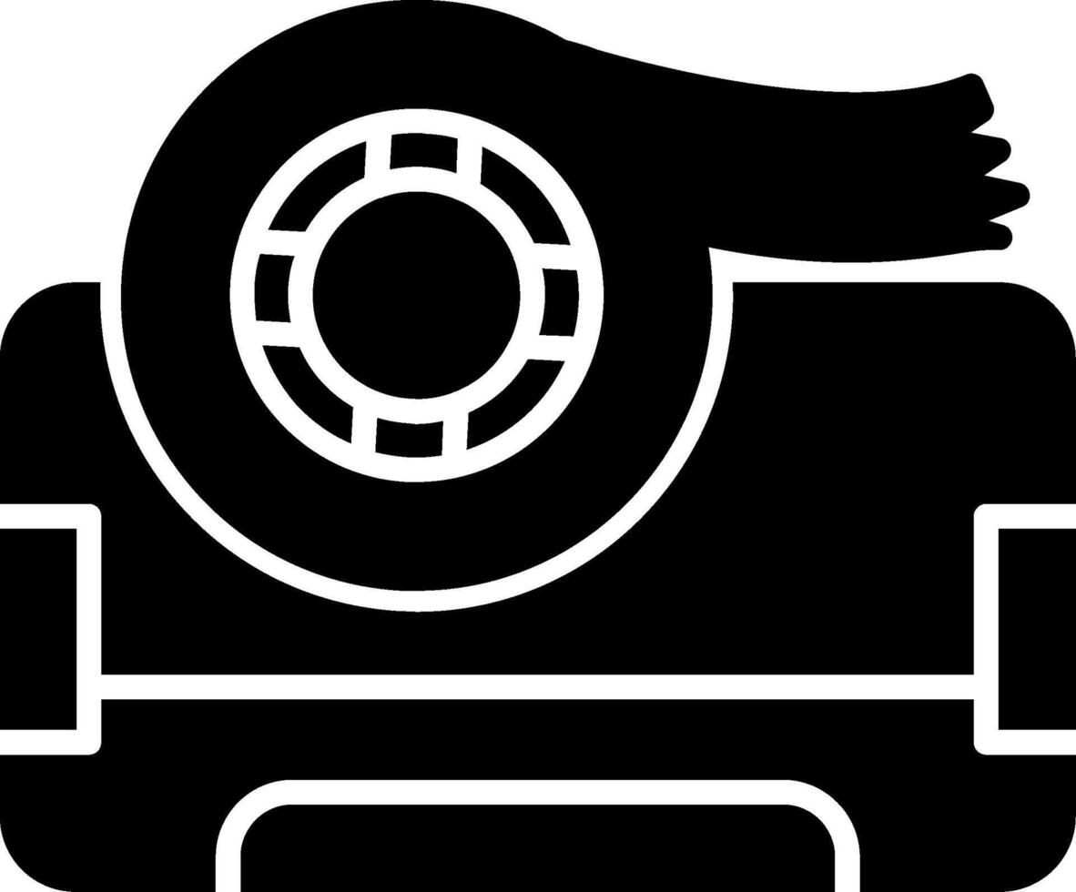 Heavy Duty Duct Tape Glyph vector