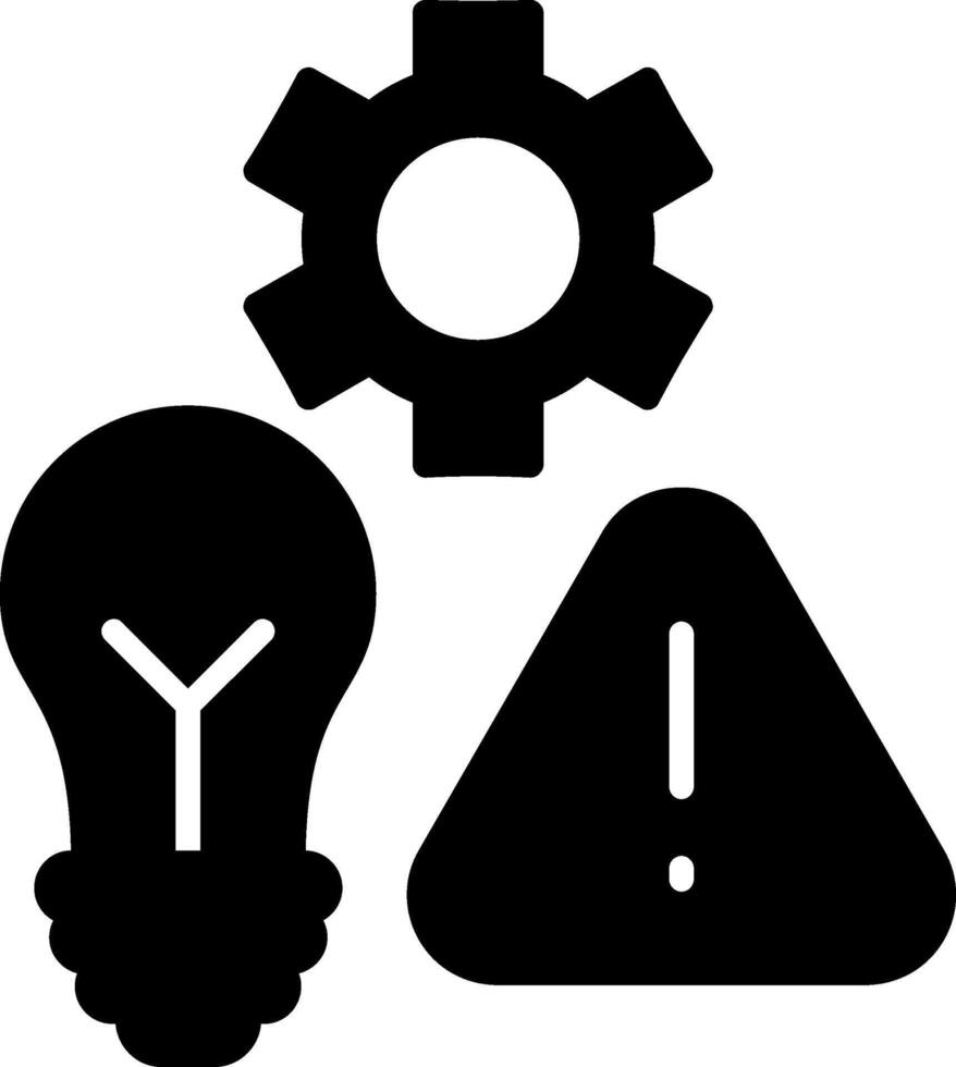 Product Development Innovation Strategy Glyph vector