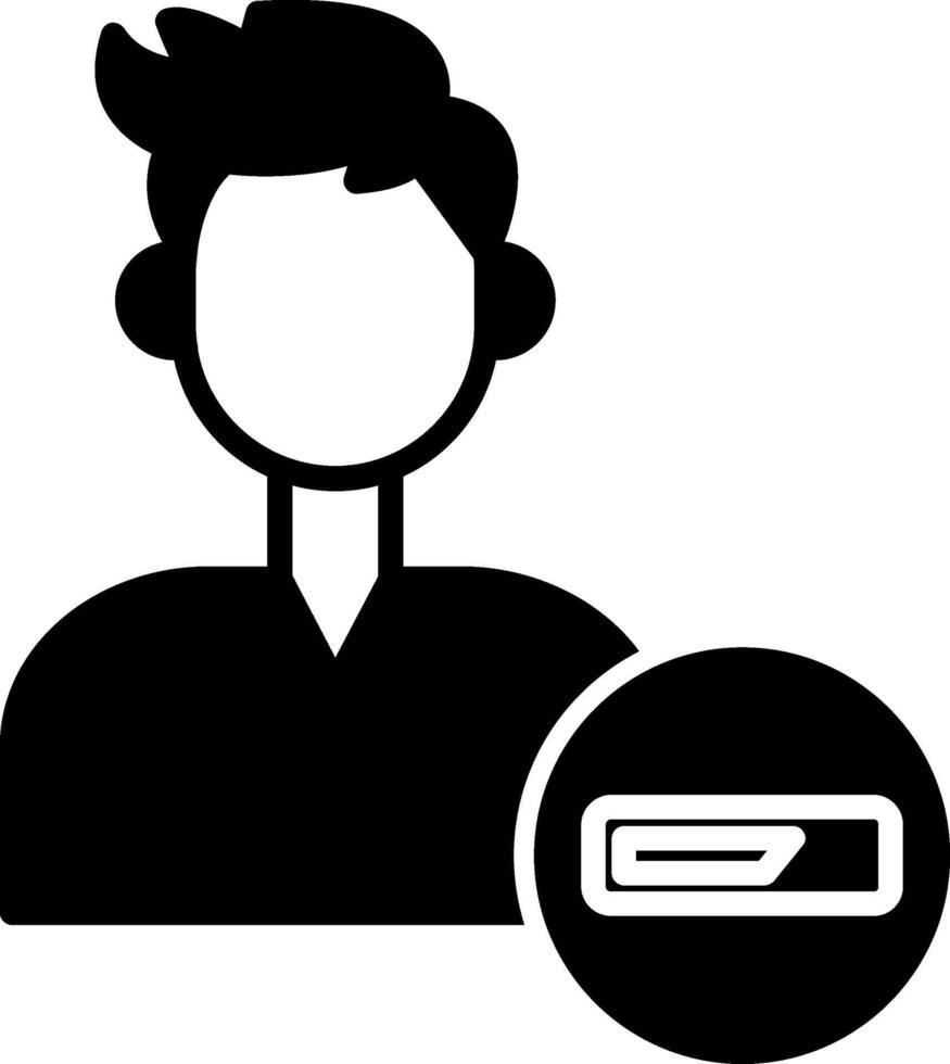 Run Program Script Glyph vector