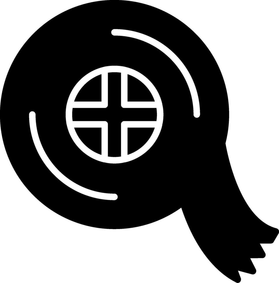 General Masking Tape Glyph vector