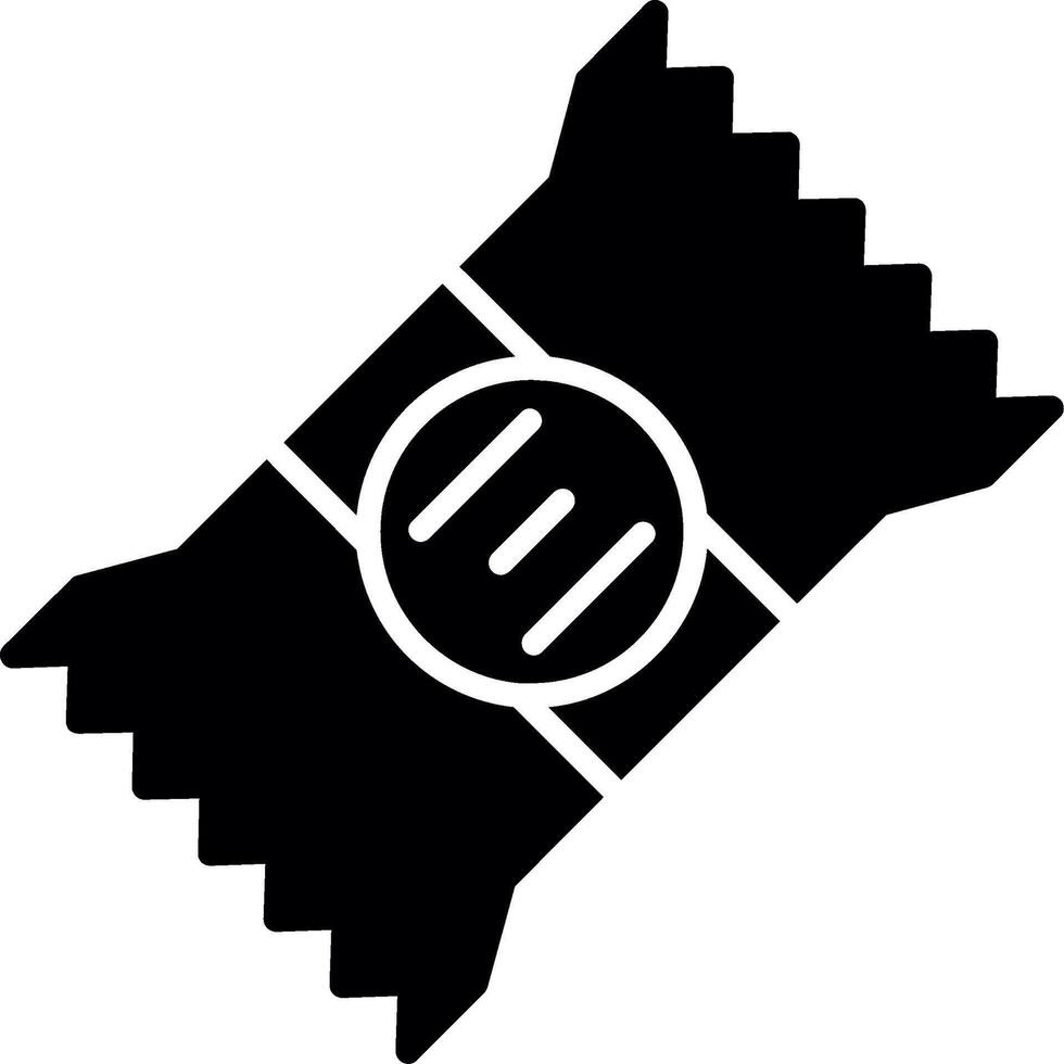 On the Go Subway Snack Bar Glyph vector