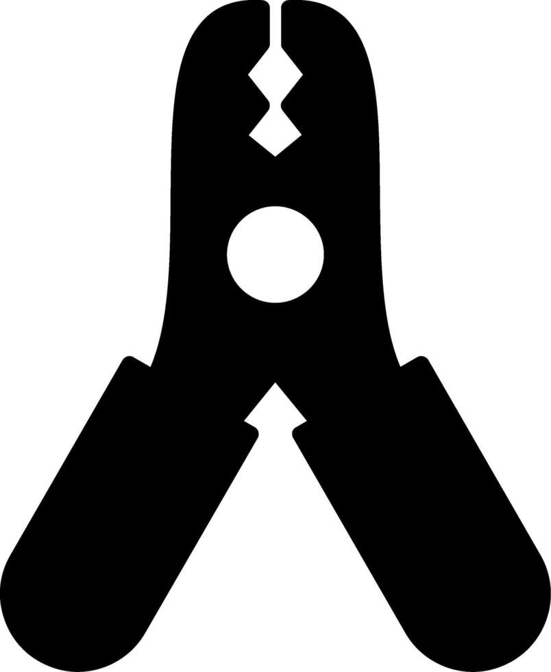 Heavy Duty Jumper Cables Glyph vector