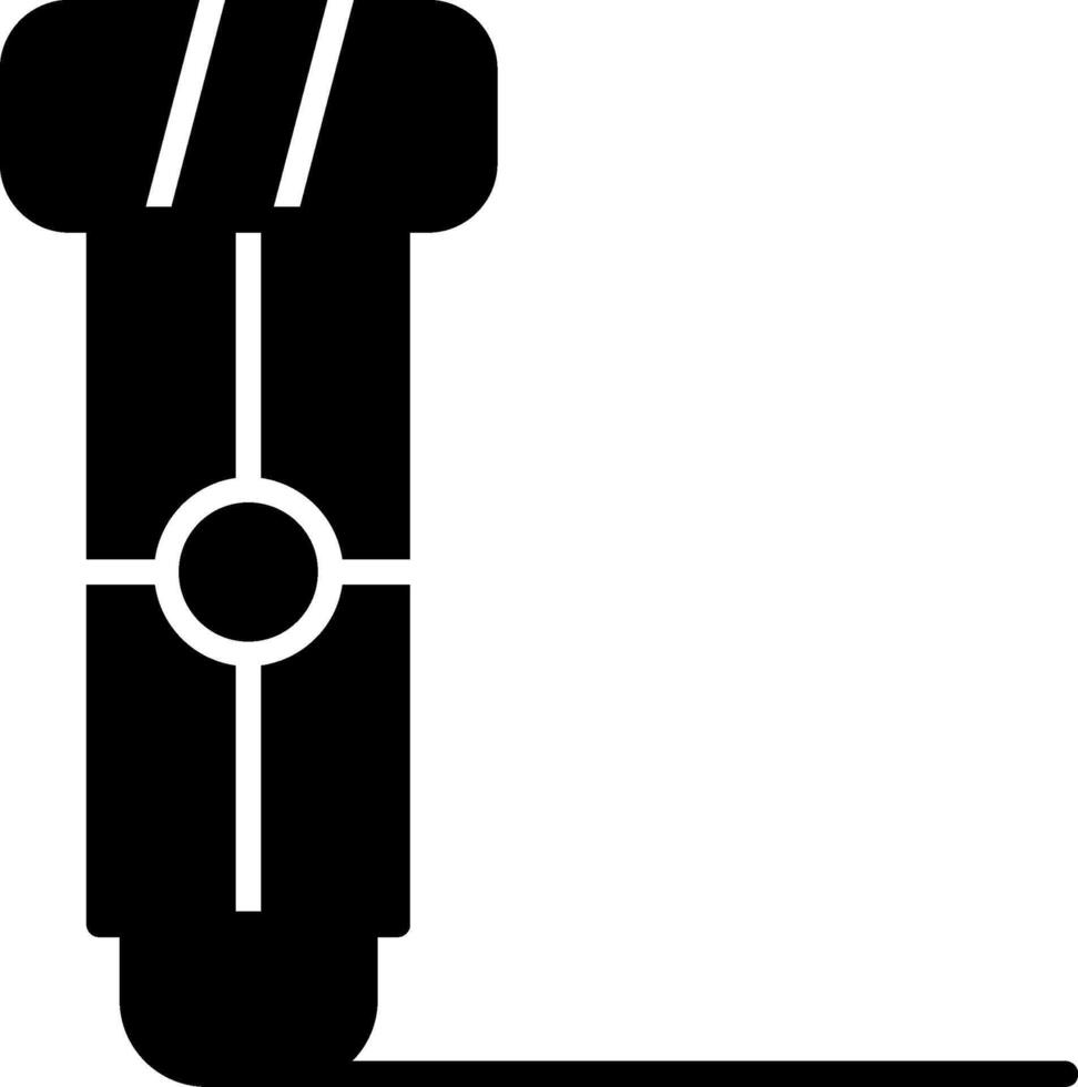 Adhesive Glue Stick Glyph vector