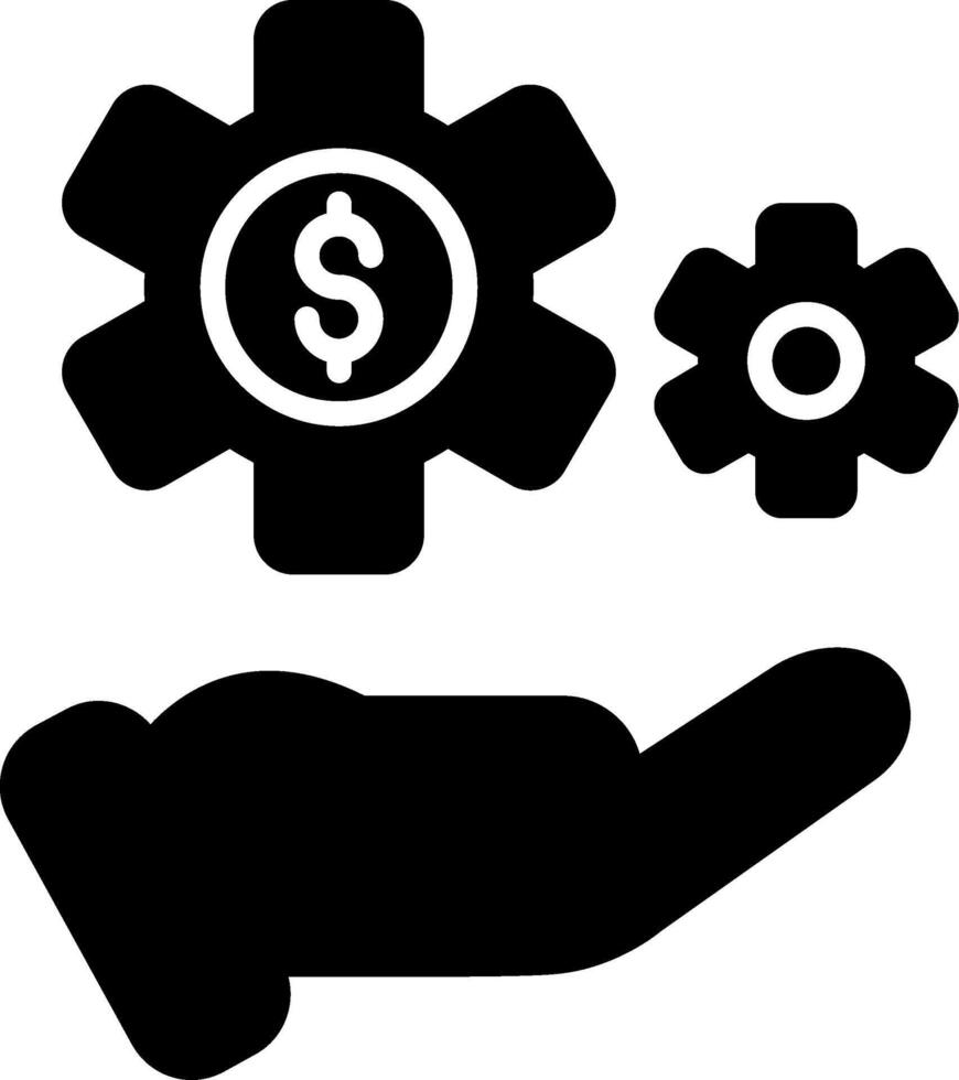 Flexible Financing Options Glyph vector