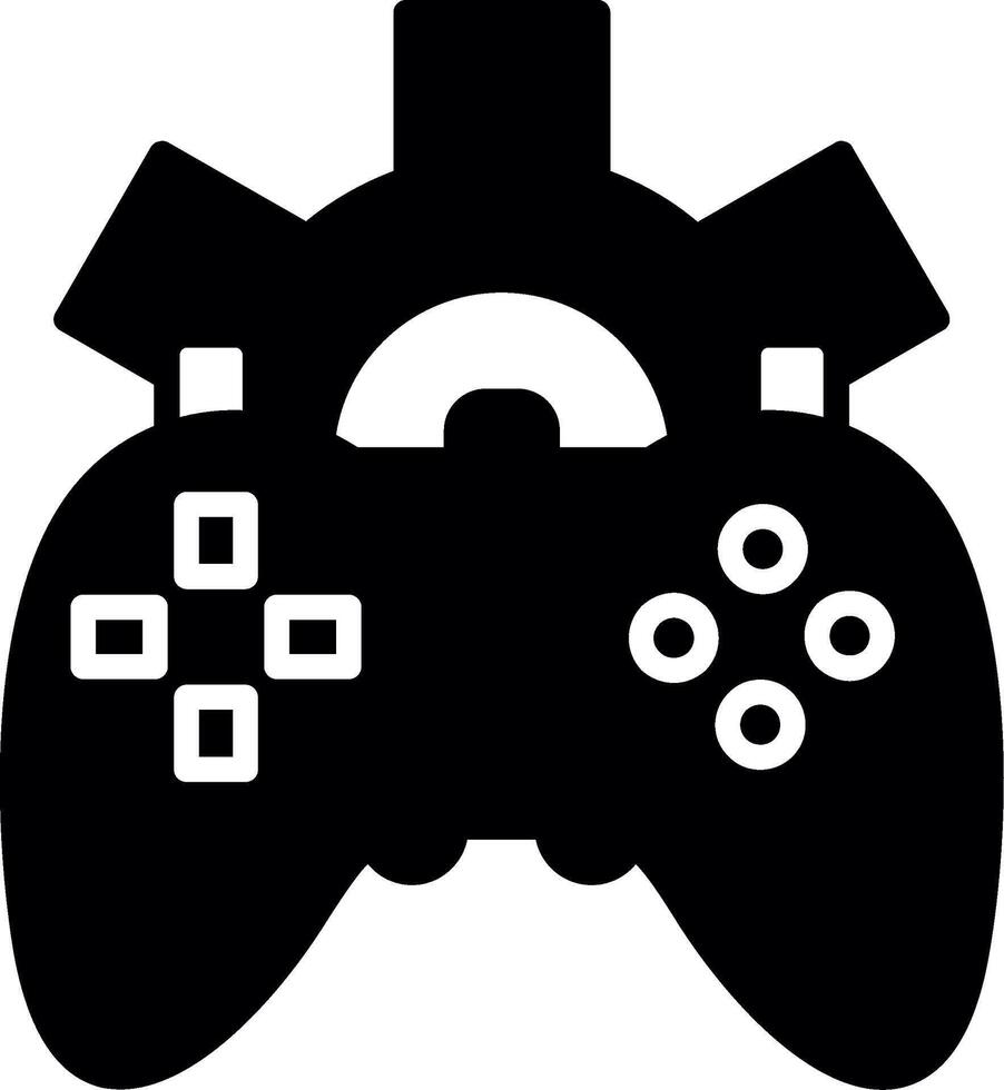 Cross Platform Game Engine Glyph vector