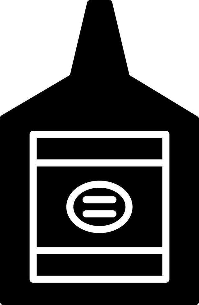 Cooling Aftershave Balm Glyph vector