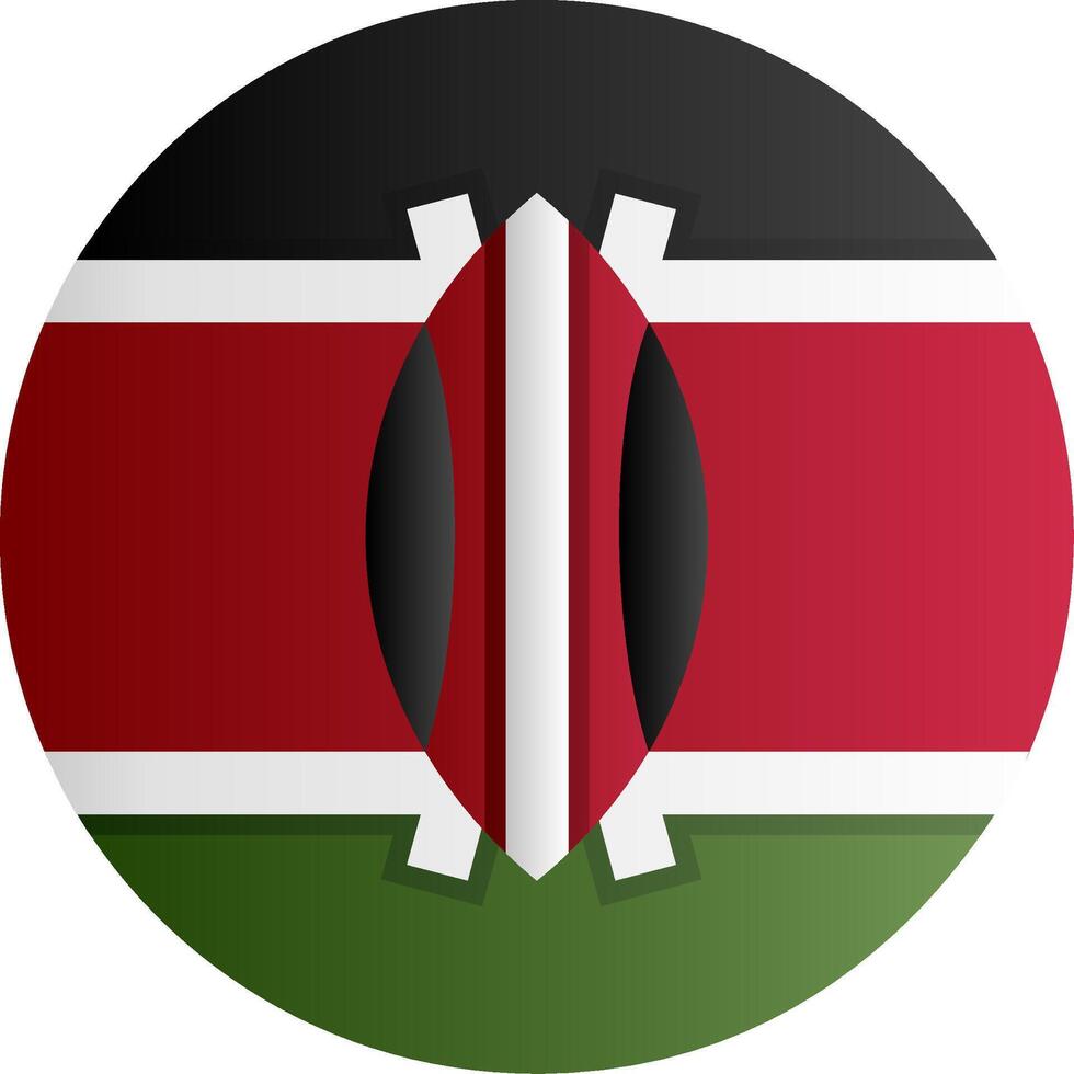Flag of Kenya Gradient vector