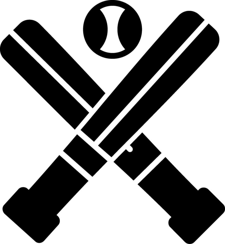 Leather Baseball Glyph vector