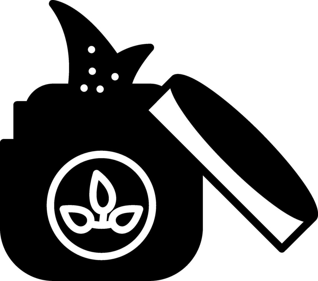 Deep Cleansing Body Wash Glyph vector