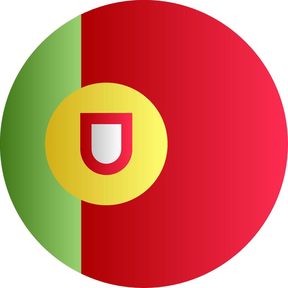Flag of Portugal Gradient vector
