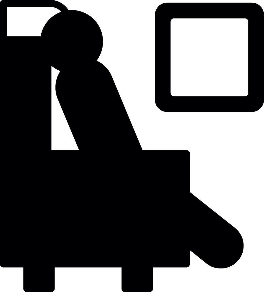Budget Economy Class Section Glyph vector