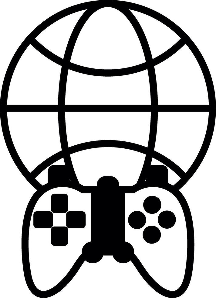 Narrative Game Storyline Glyph vector