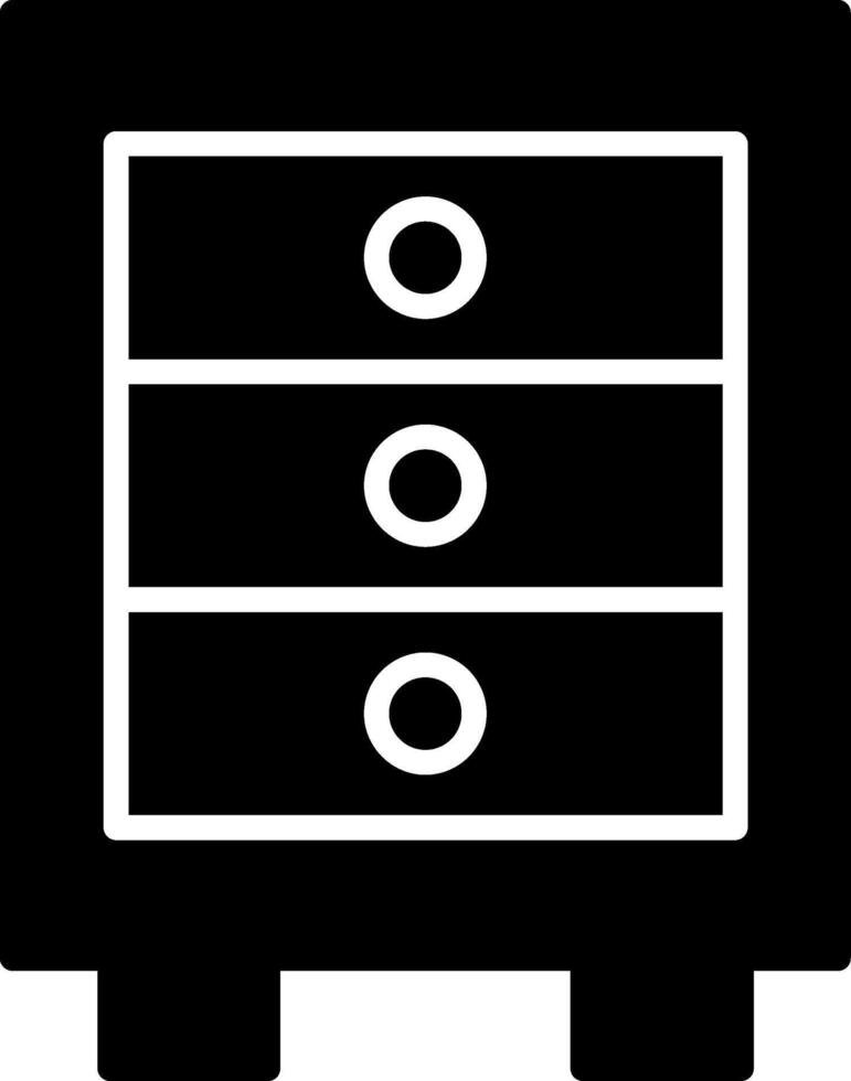 Stackable Organizer Tray Glyph vector