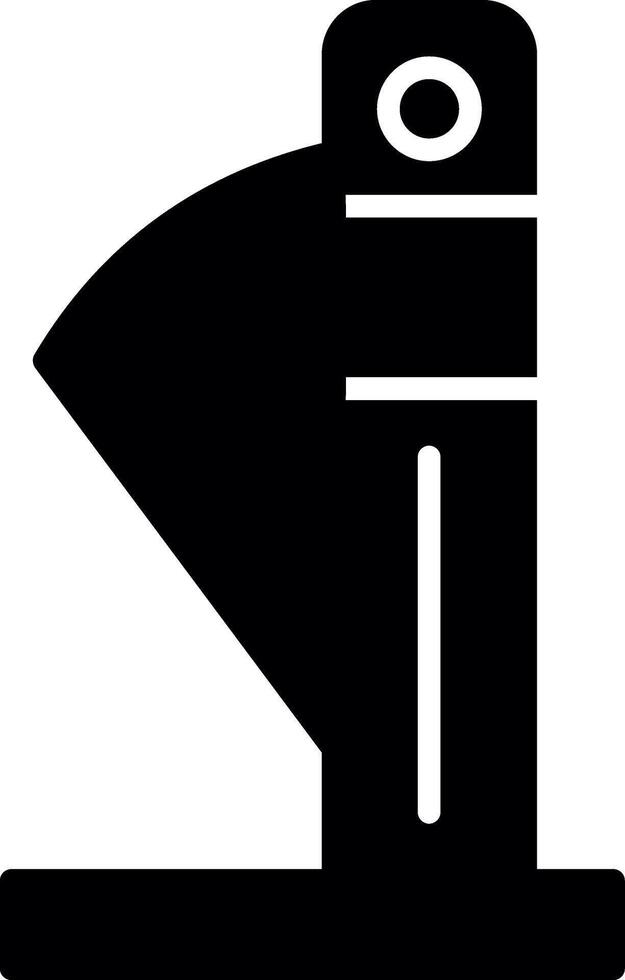 Electronic Fare Gate Entry Glyph vector