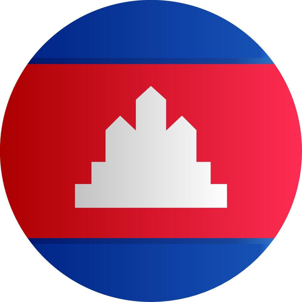 Flag of Cambodia Gradient vector