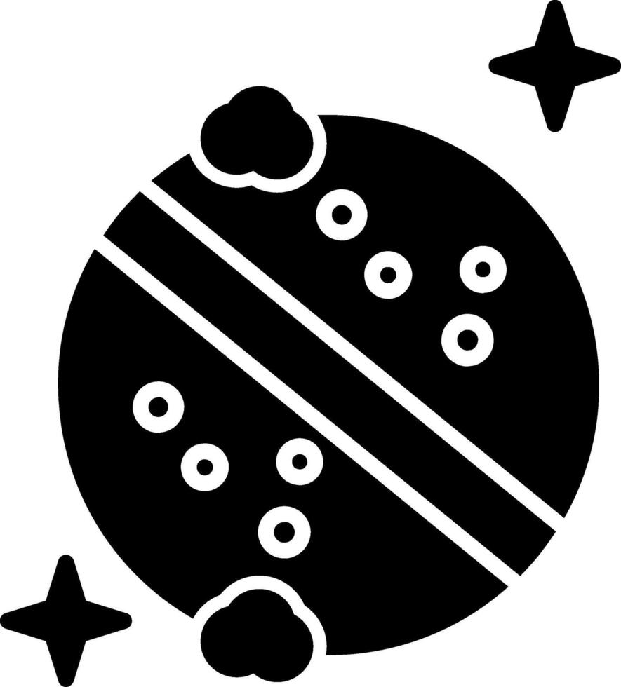 Fizzy Aromatic Bath Bombs Glyph vector