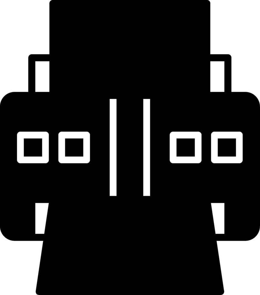 Wireless Office Printer Glyph vector