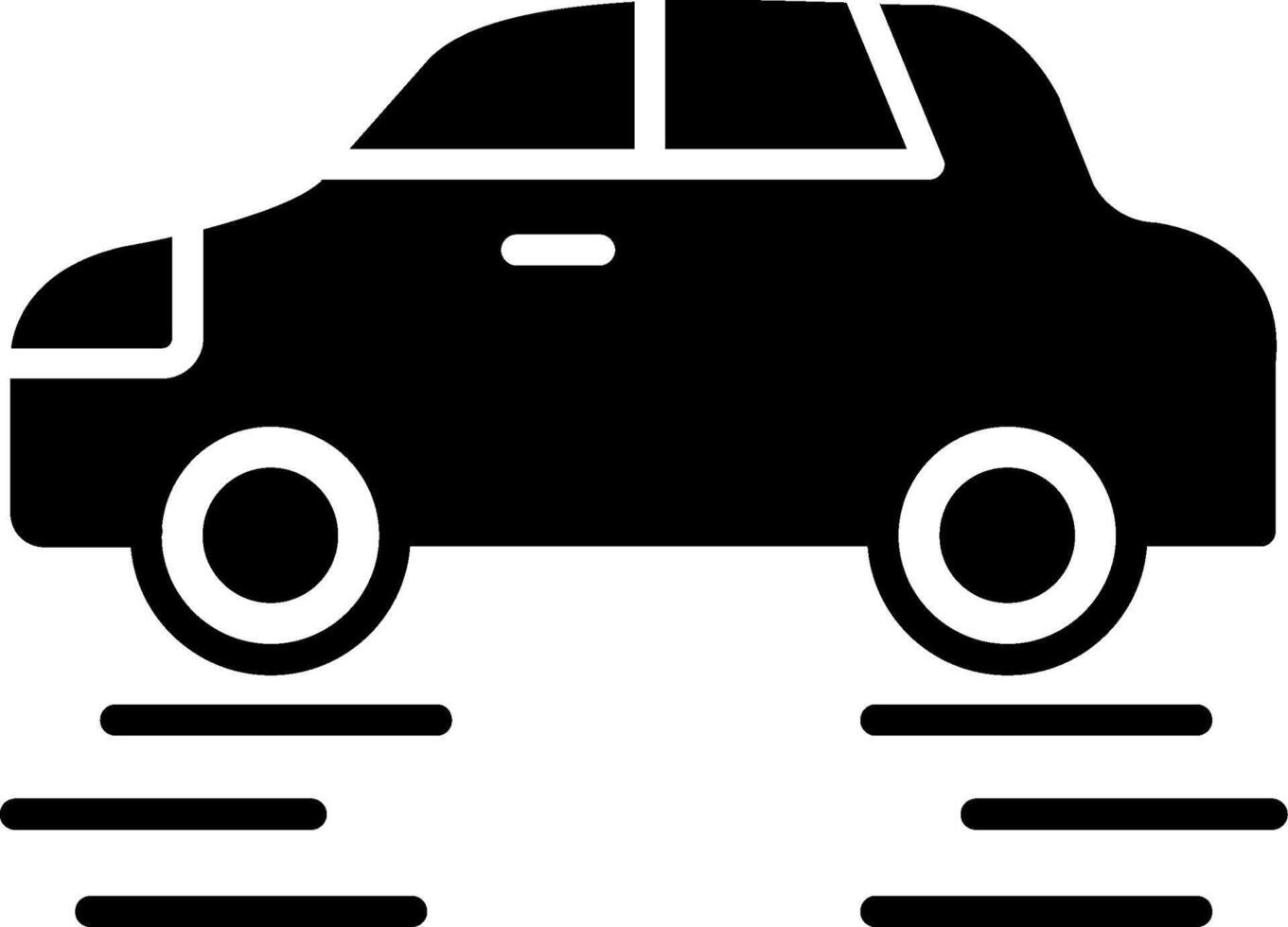 Road Etiquette Signage Glyph vector