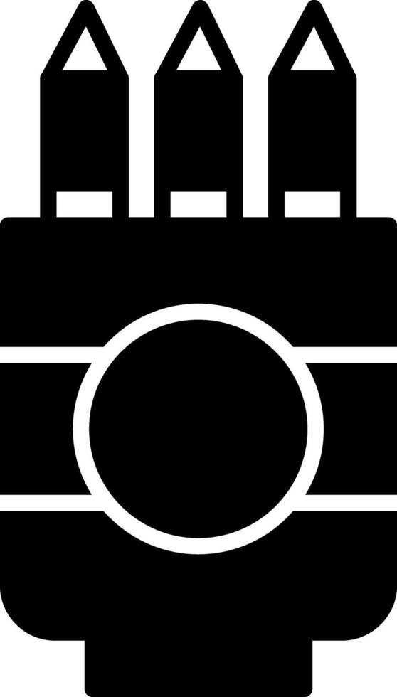 On Campus Supplies Store Glyph vector