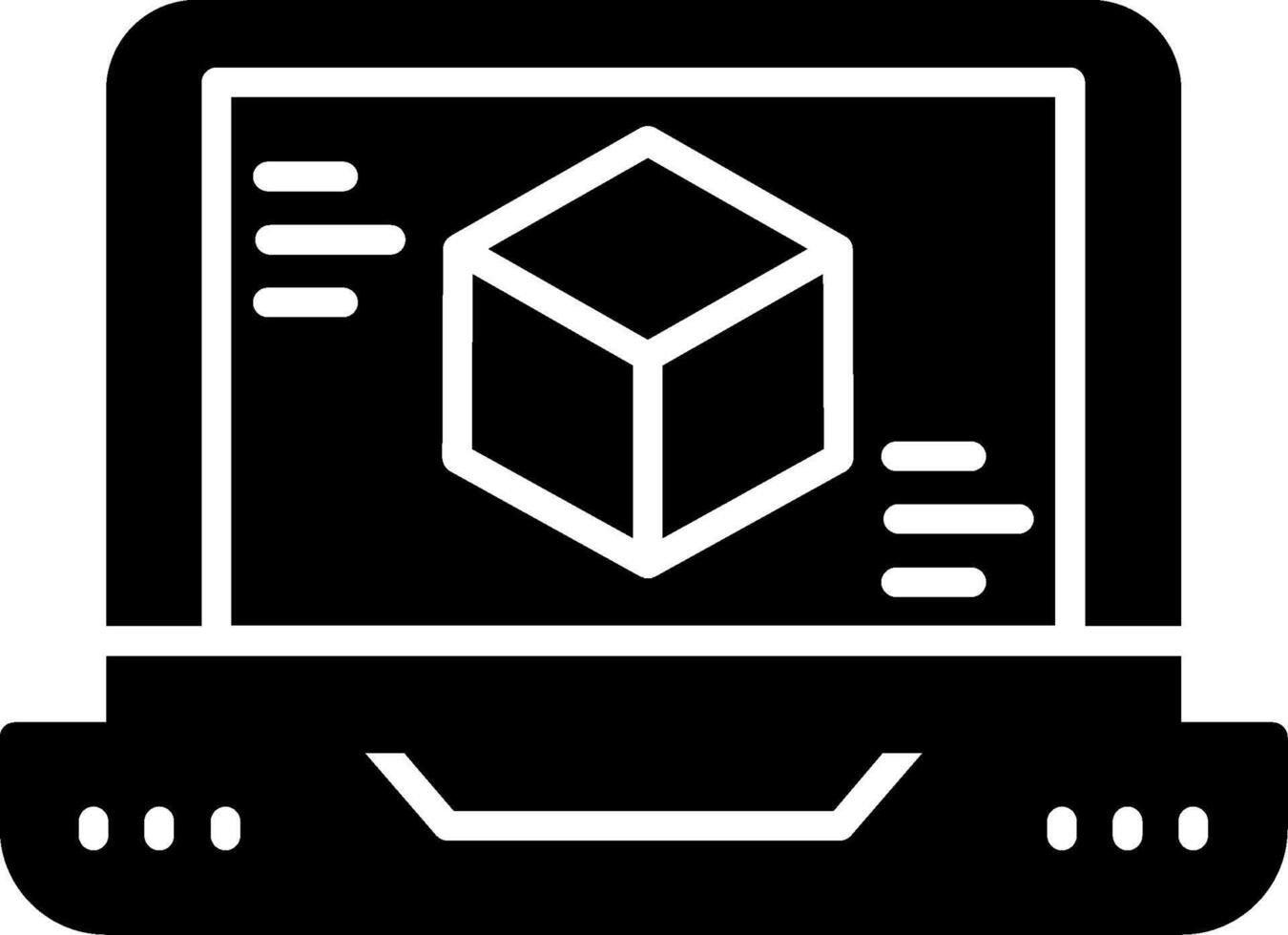 STEM Education Kit Glyph vector