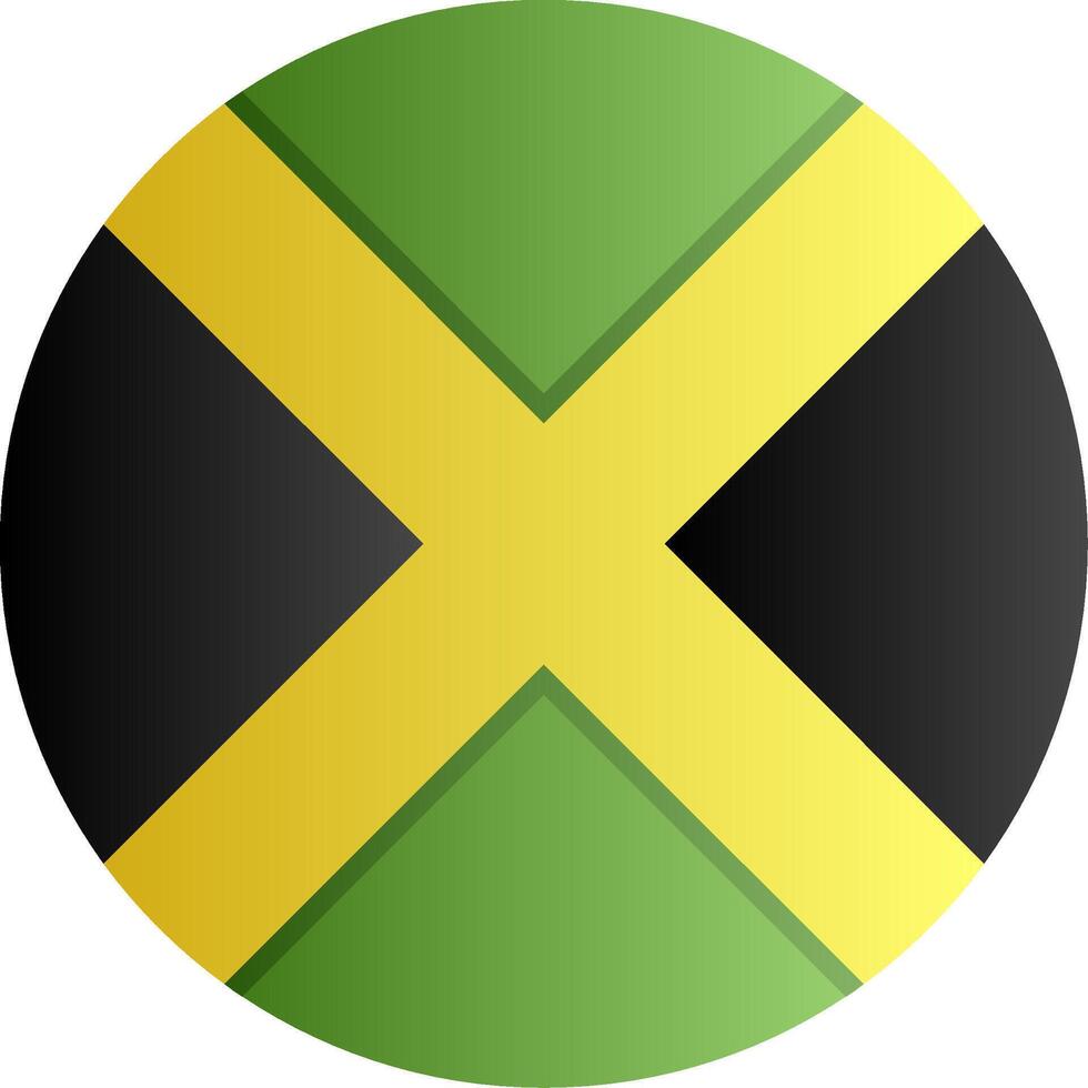 Flag of Jamaica Gradient vector