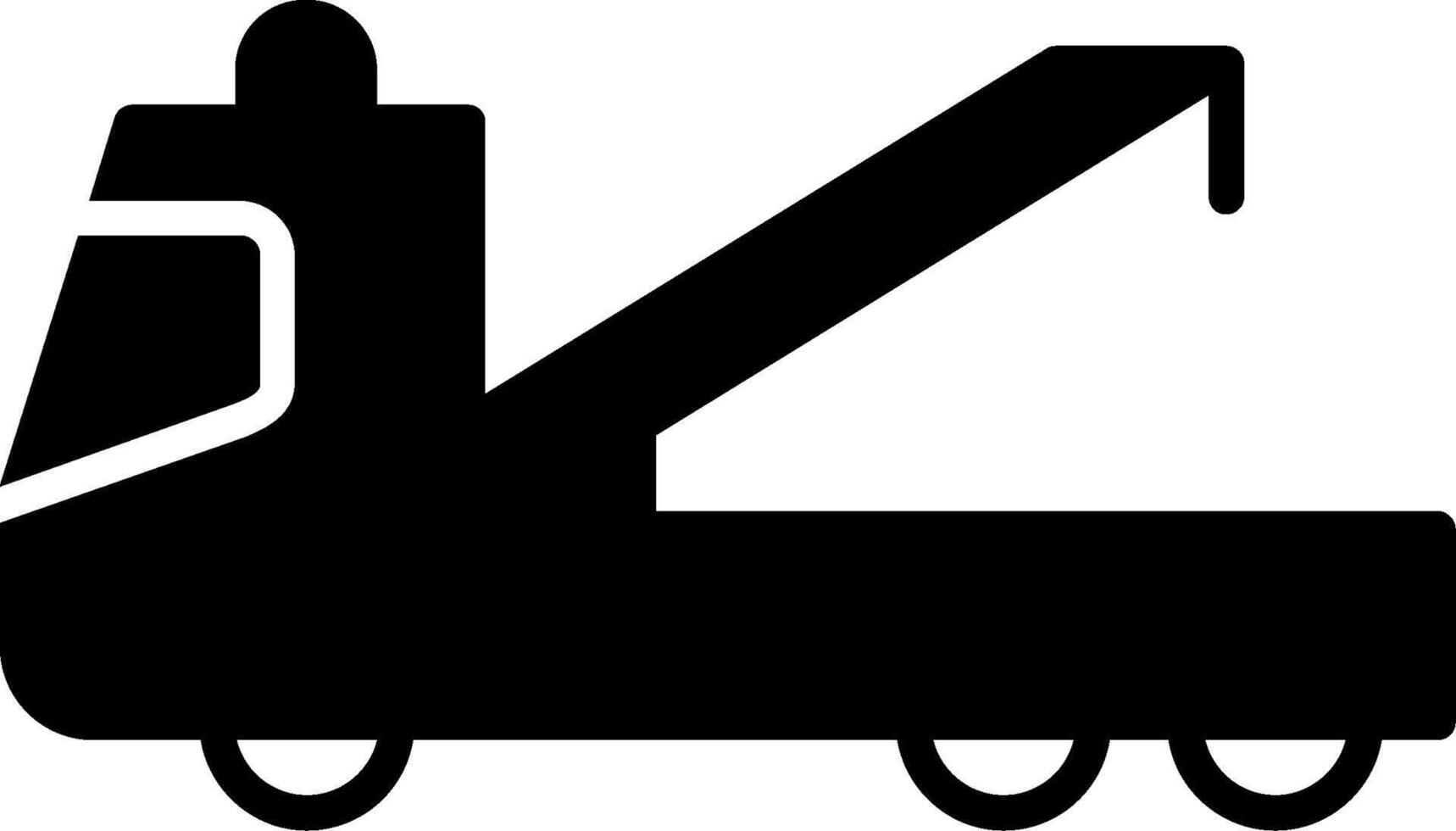 Roadside Breakdown Service Glyph vector
