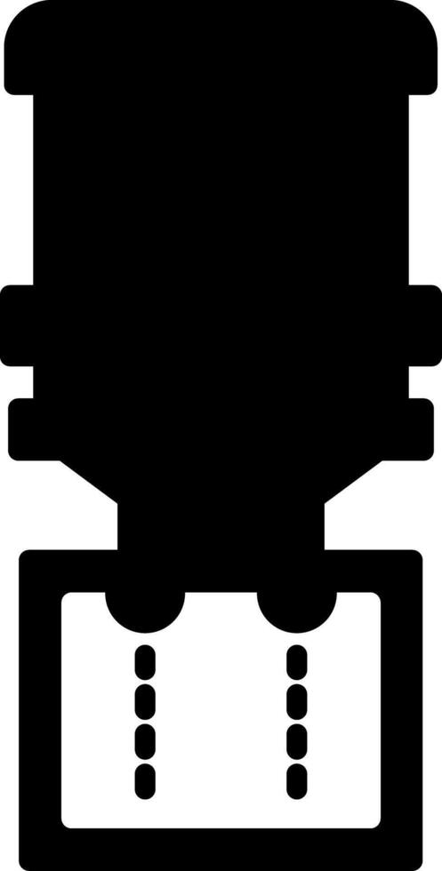 Water Cooler Dispenser Glyph vector