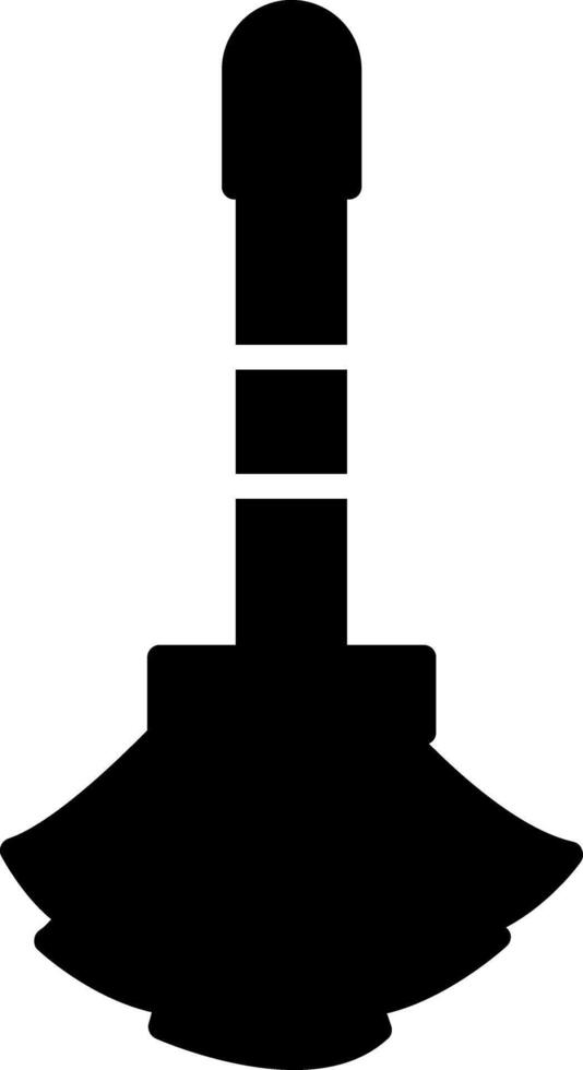 String Cotton Mop Glyph vector