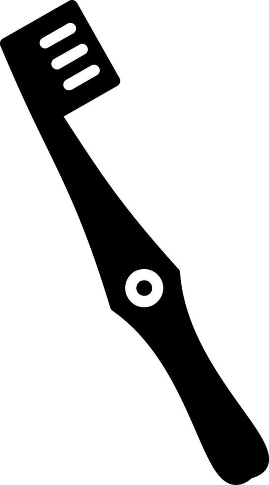Rechargeable Electric Toothbrush Glyph vector