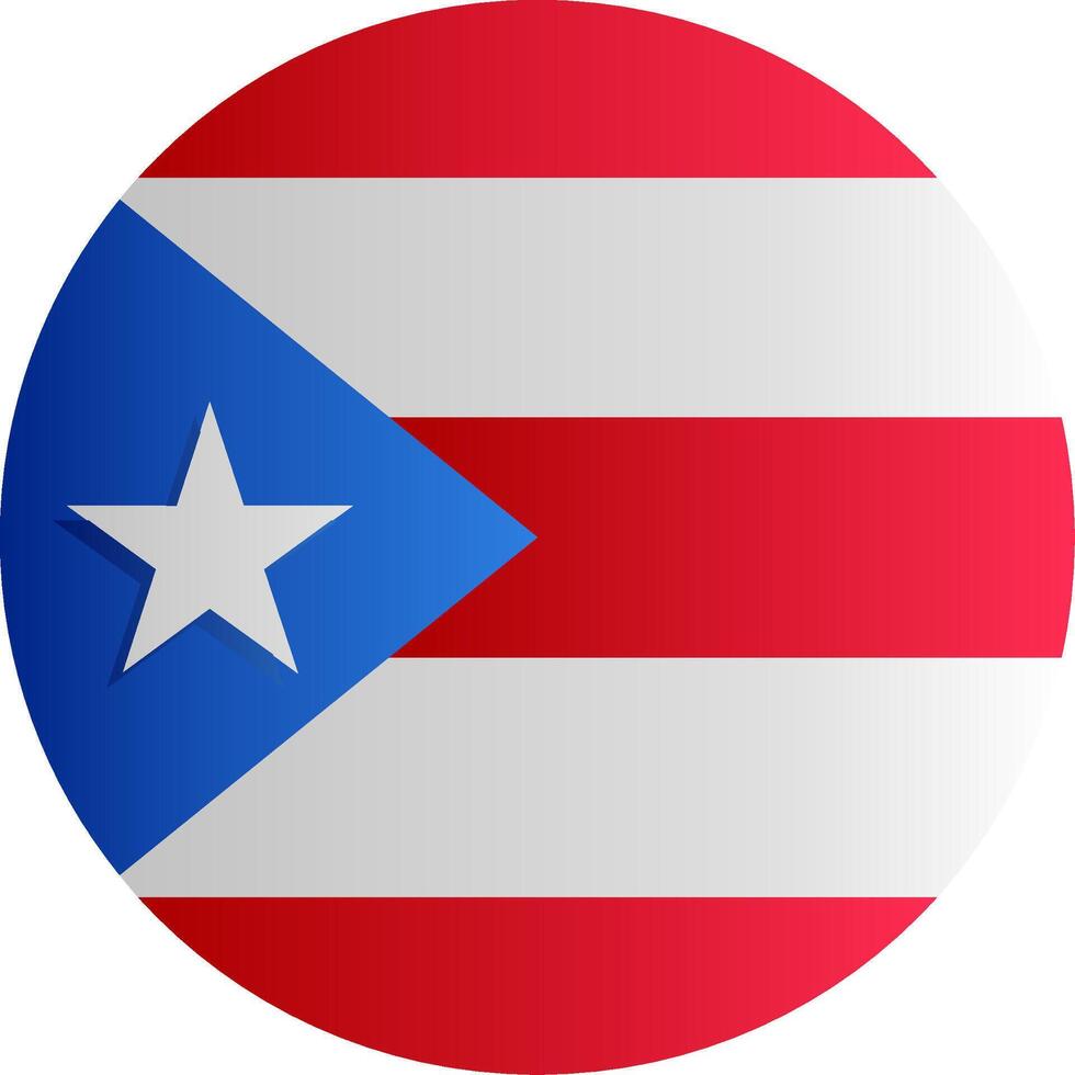 Flag of Puerto Rico Gradient vector