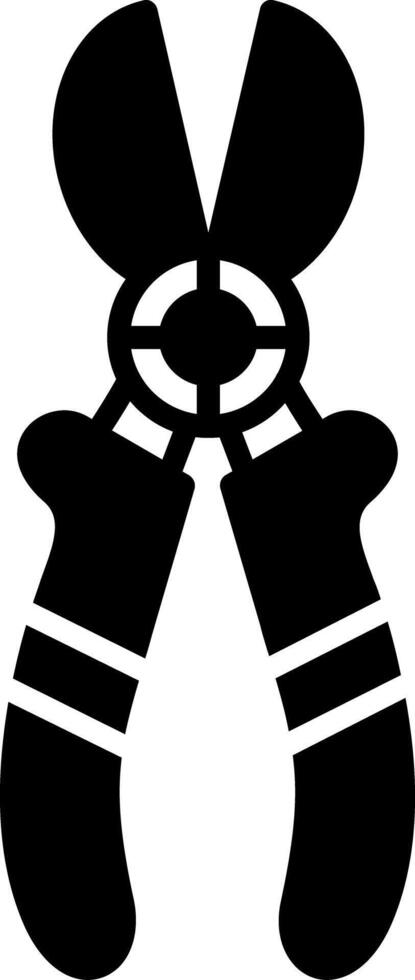 Rotary Pipe Cutter Glyph vector