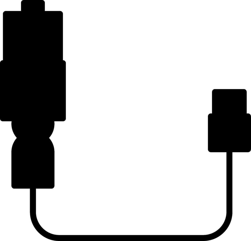 Engine Wiring Harness Glyph vector