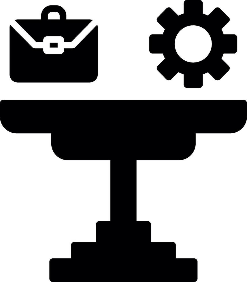 Sustainable Work Life Balance Tips Glyph vector