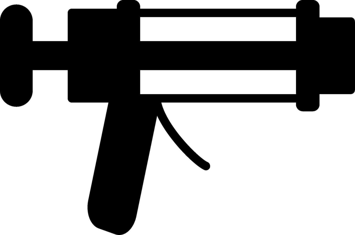 Latex or Silicone Caulk Glyph vector