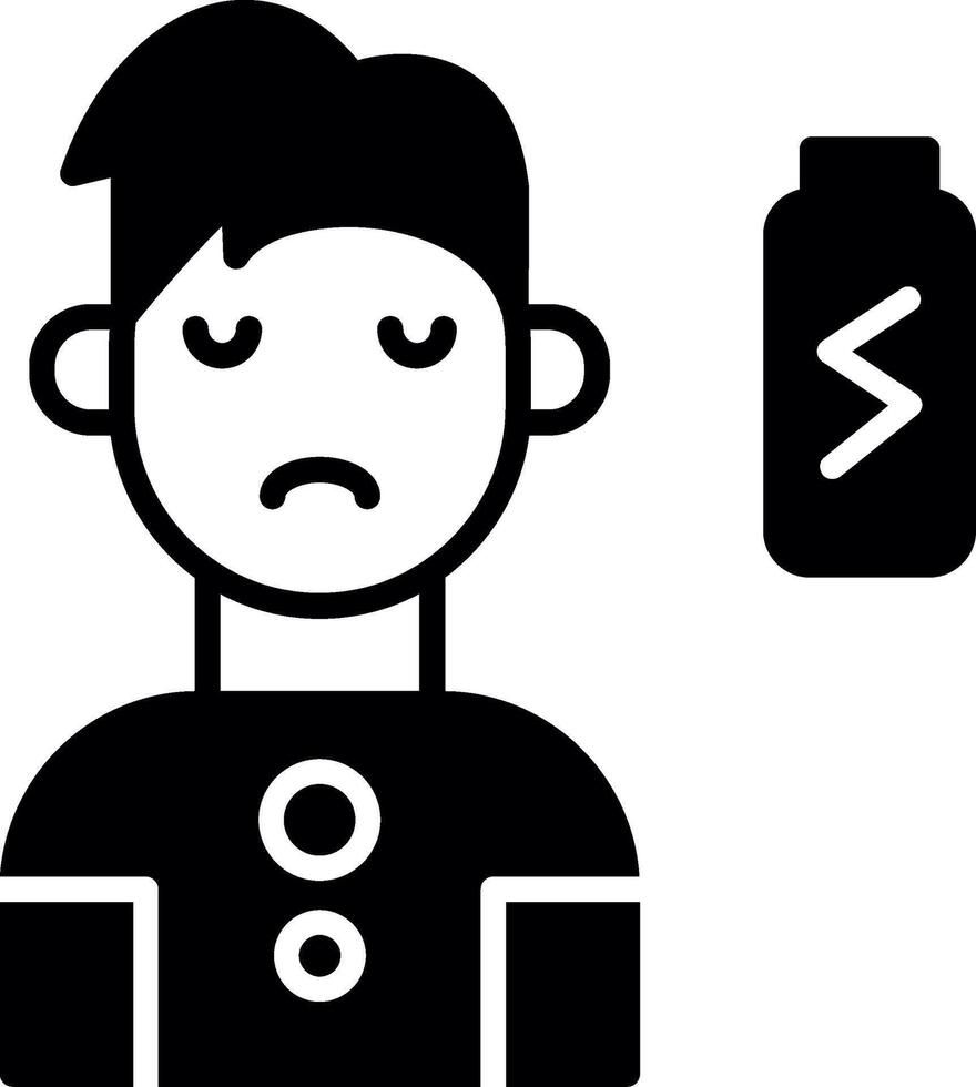 Practical Burnout Prevention Tips Glyph vector
