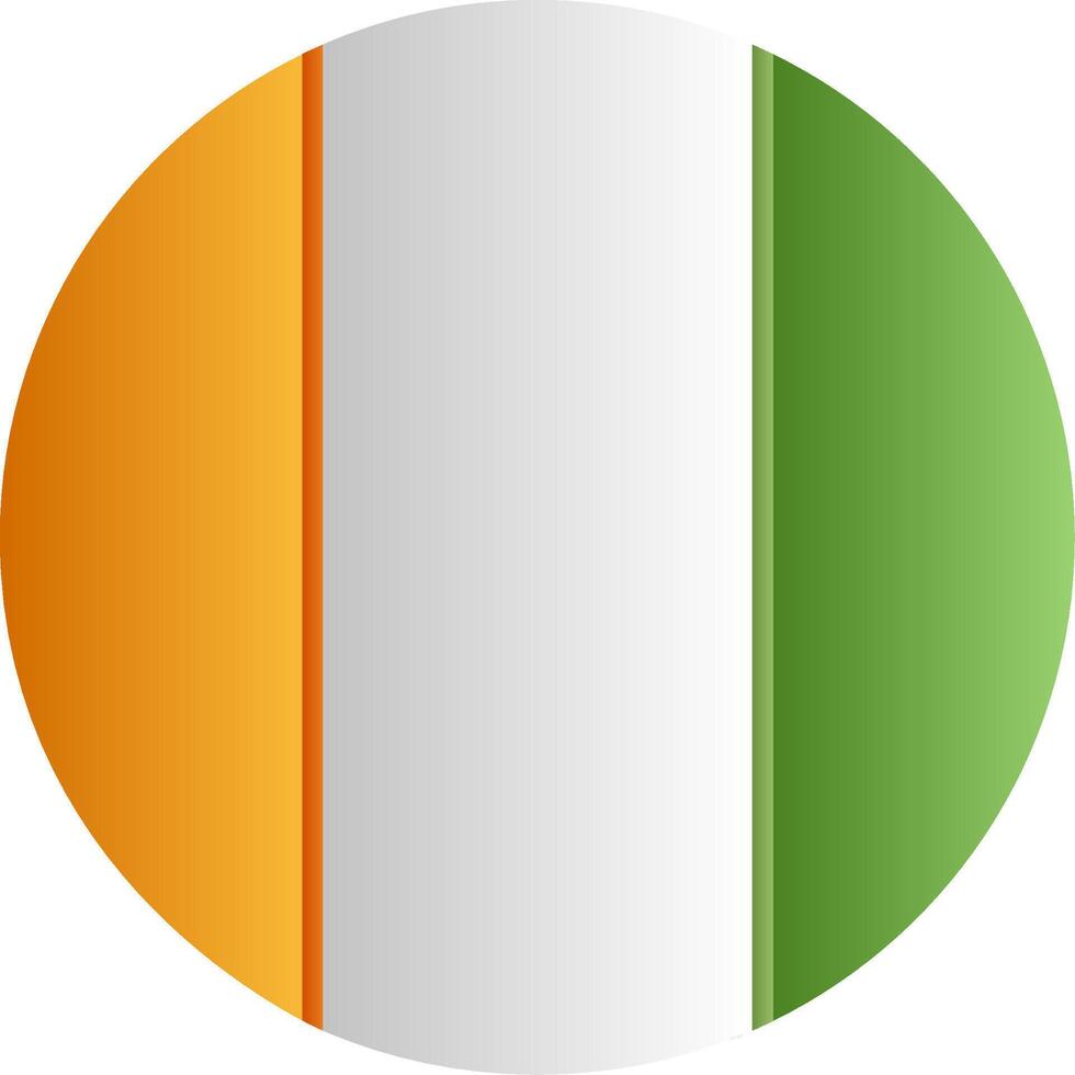 Flag of Ivory Coast Gradient vector