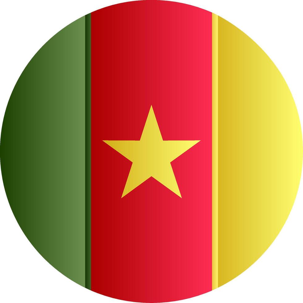 Flag of Cameroon Gradient vector
