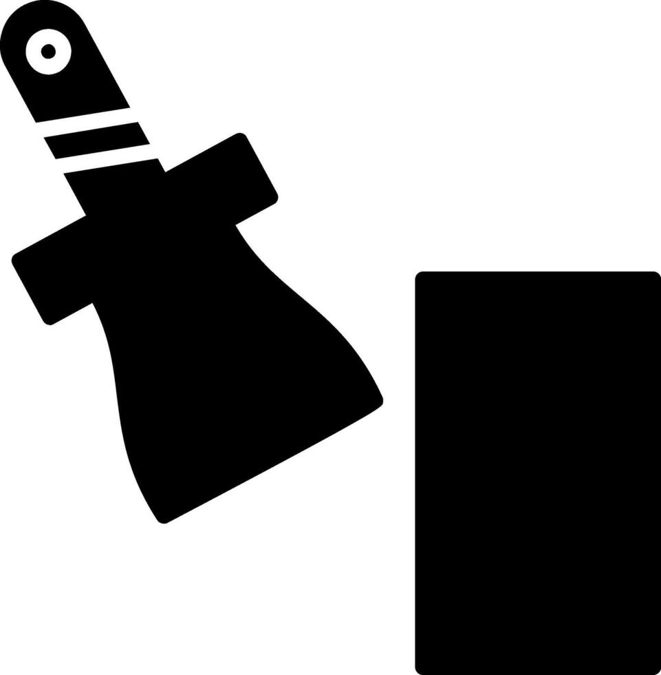 Drywall Joint Compound Glyph vector