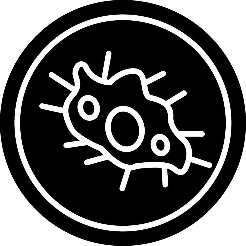 Rhodococcus equi Horse Pathogen Glyph vector