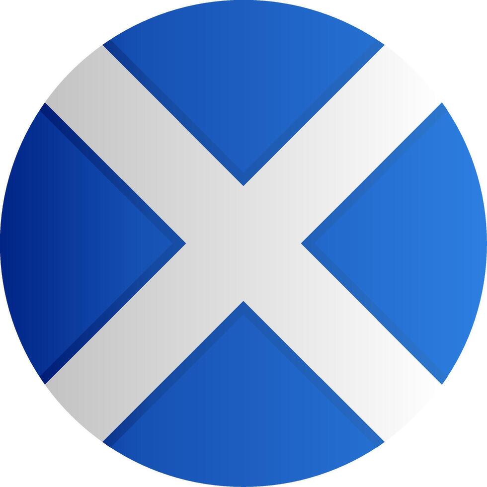 Flag of Scotland Gradient vector