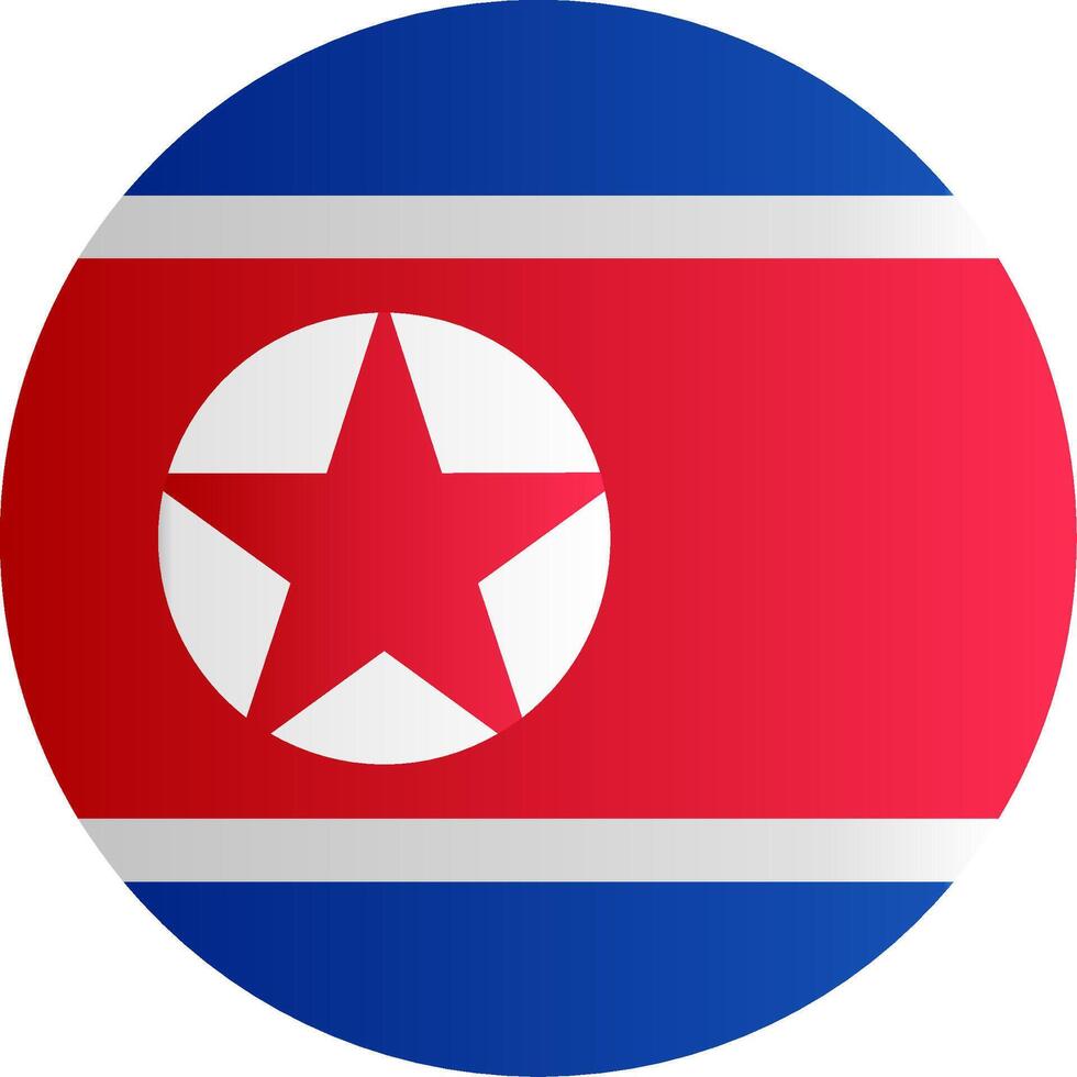 Flag of North Korea Gradient vector