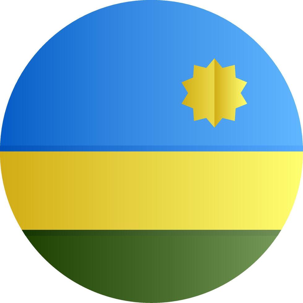 Flag of Rwanda Gradient vector