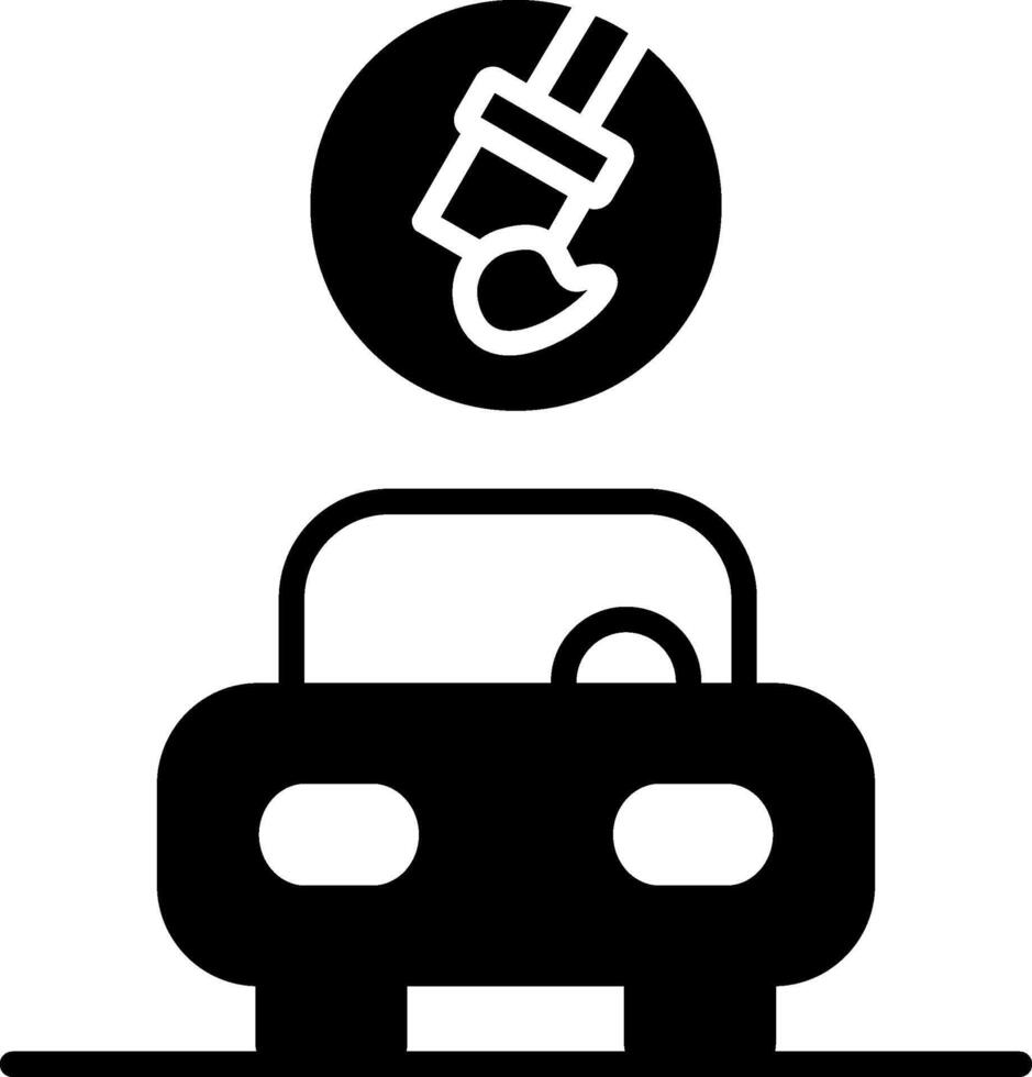 Sandpaper Sanding Block Glyph vector