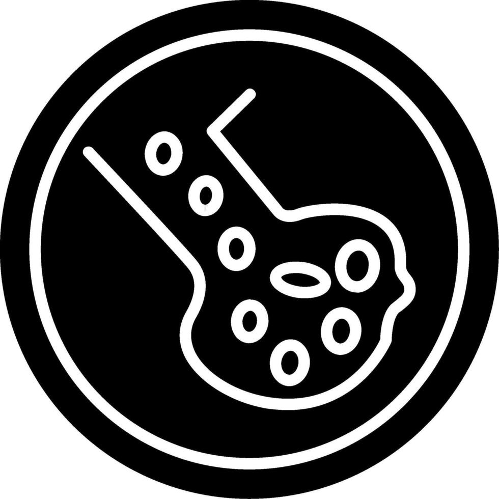 Rhizobium leguminosarum Legume Root Fixer Glyph vector