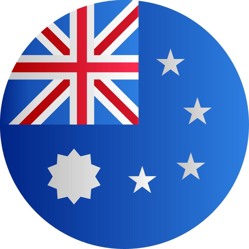 Flag of Australia Gradient vector