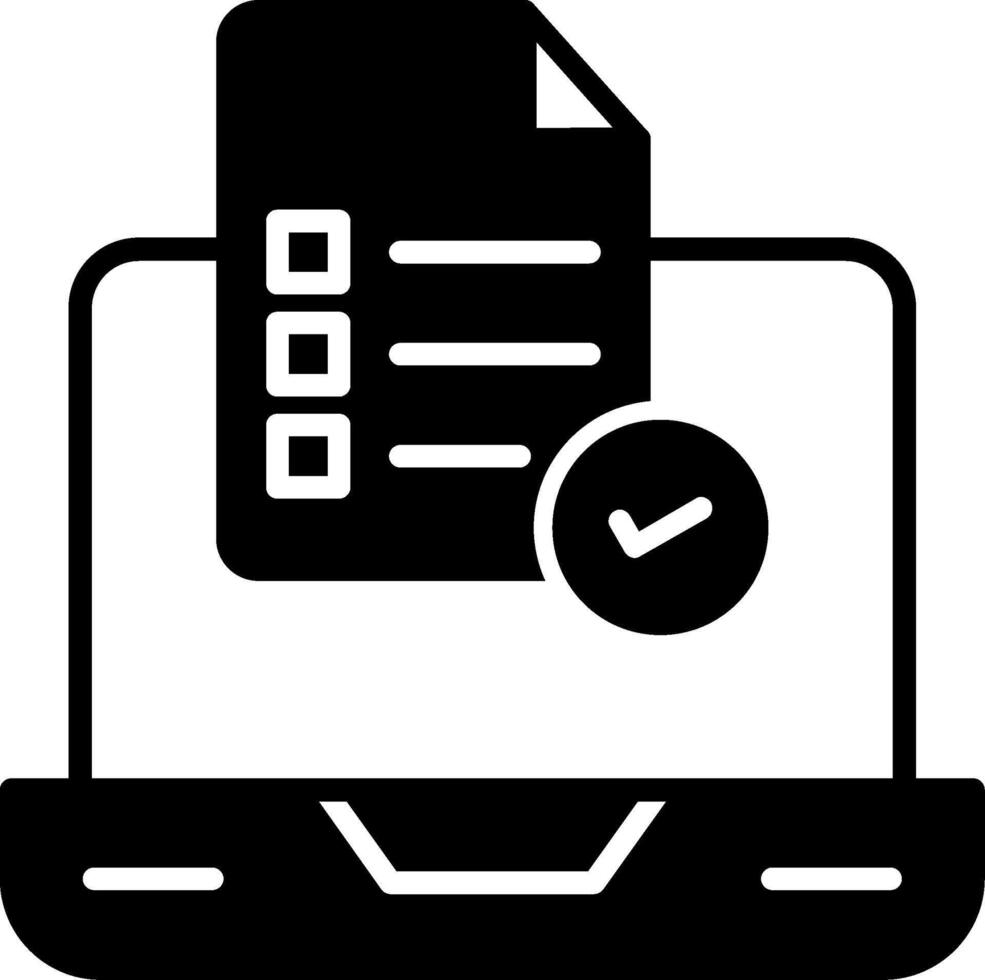 html formar validación icono glifo vector